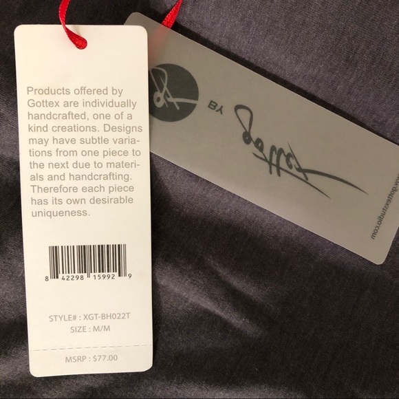 X by Gottex Asymmetrical Sweatshirt NWT size M - Picture 3 of 5